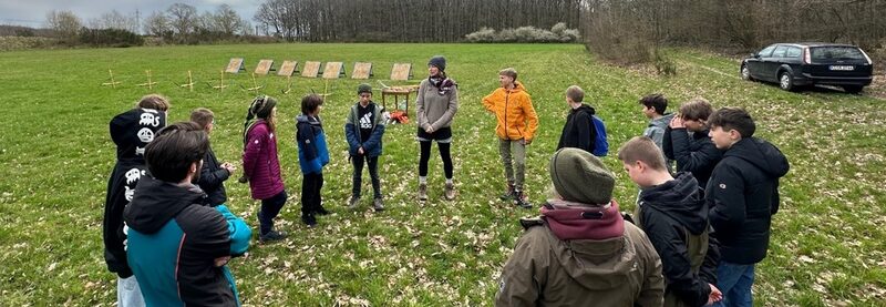 Wildniscamp in der Jugendstätte Schmidt